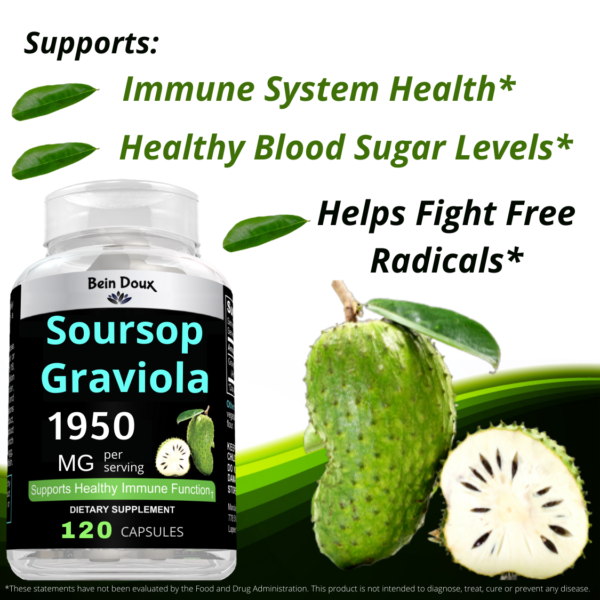 Soursop graviola capsules